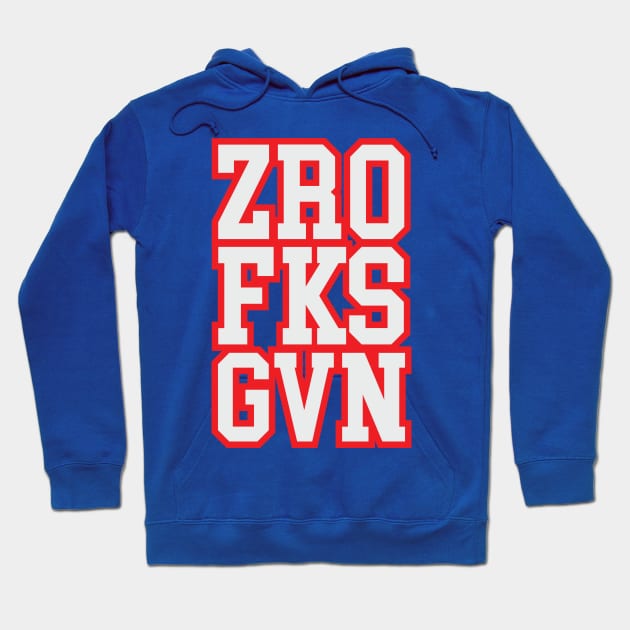 ZRO FKS GVN Hoodie by Toby Wilkinson